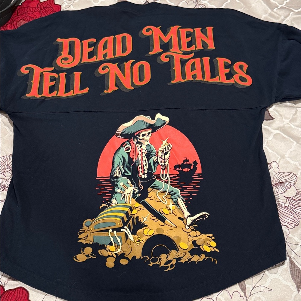 Disney Parks Spirit Jersey Pirates of the Caribbean "Dead Men Tell No Tales"